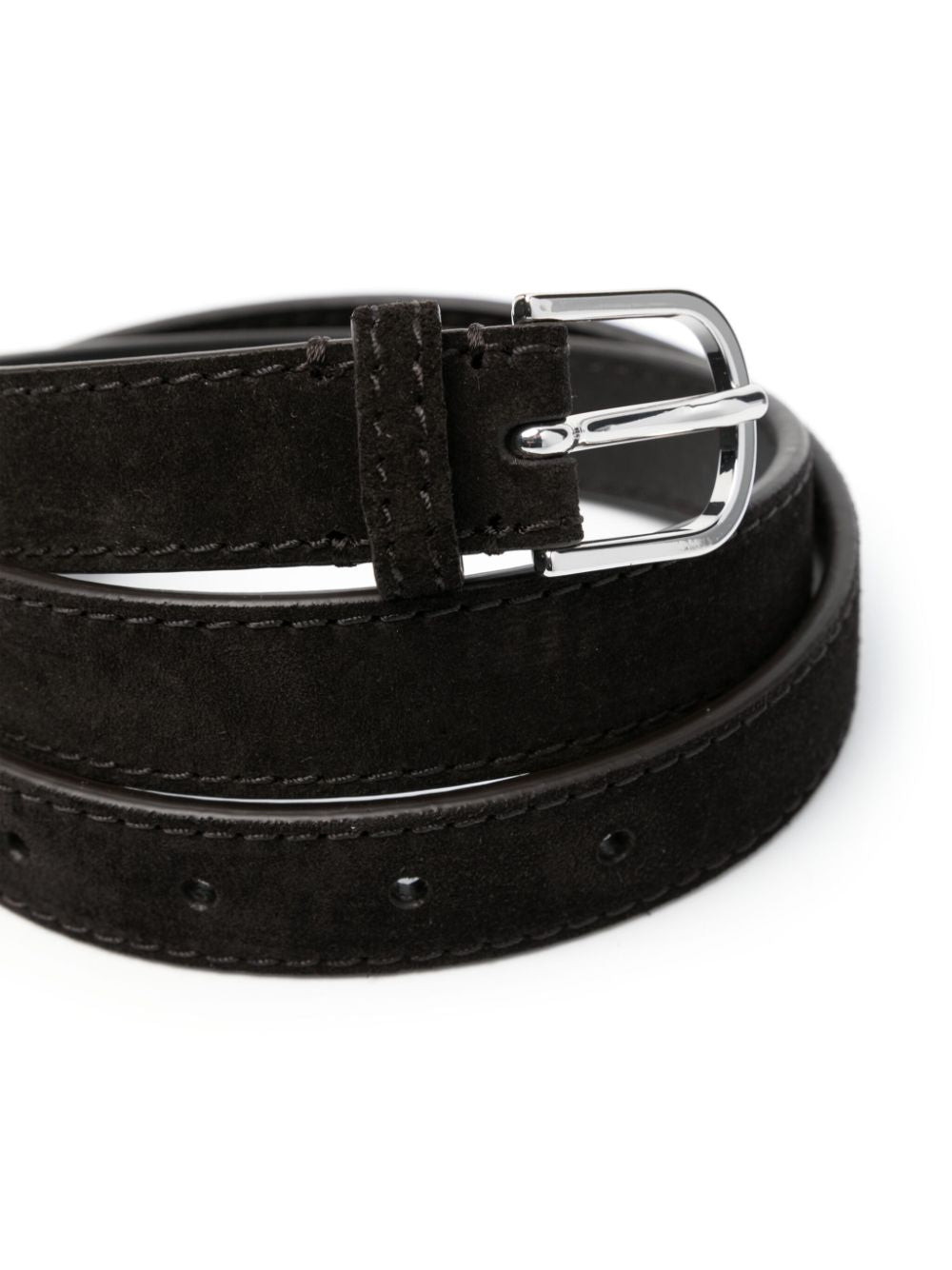 Suede slim belt