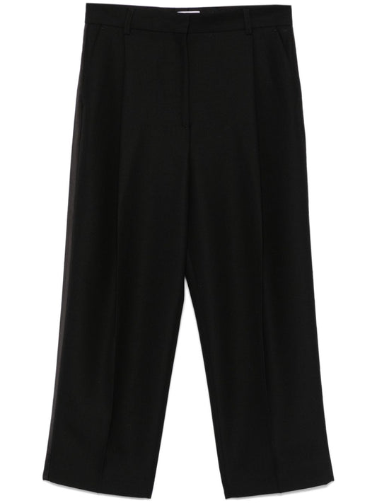 Wool blend trousers