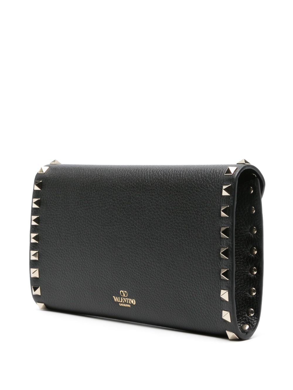 Leather rockstud mini bag with strap