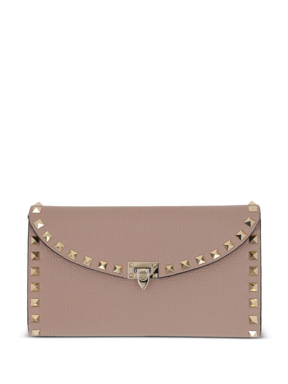 Leather rockstud mini bag with strap