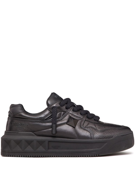 One stud xl leather sneakers