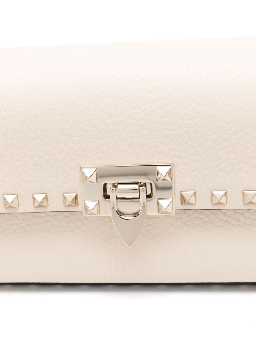 Leather rockstud crossbody bag