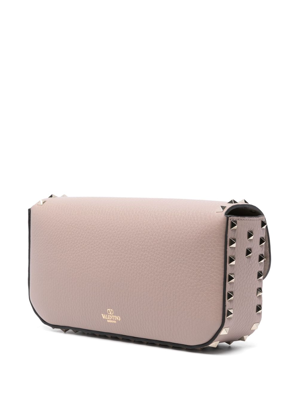 Leather rockstud crossbody bag