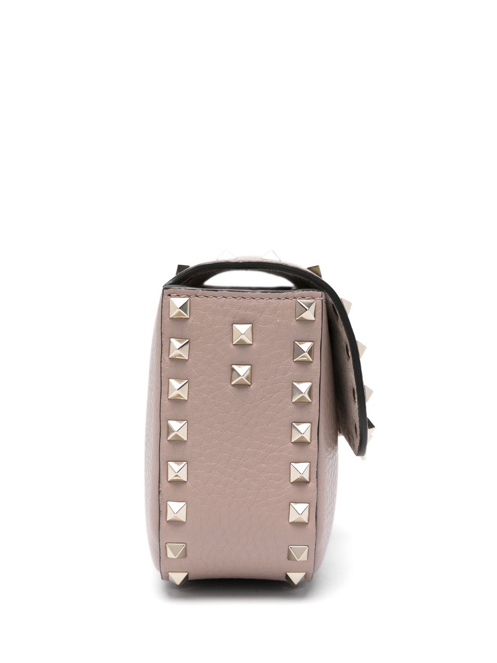 Leather rockstud crossbody bag