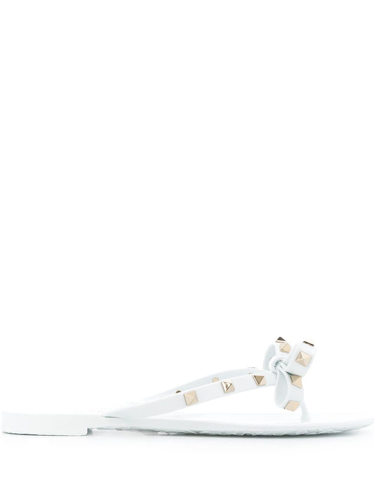 Summer rockstud thong sandals