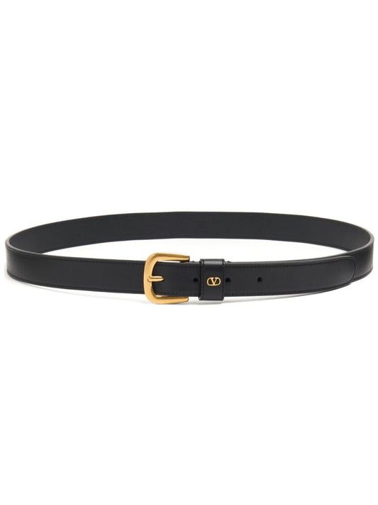 Vlogo signature leather belt