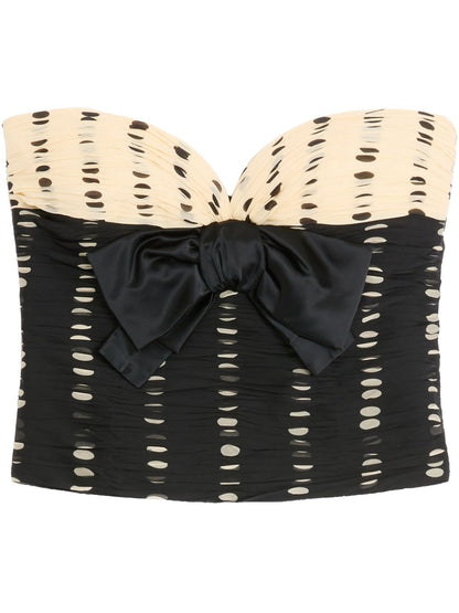 Silk chiffon top