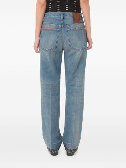 Denim cotton jeans