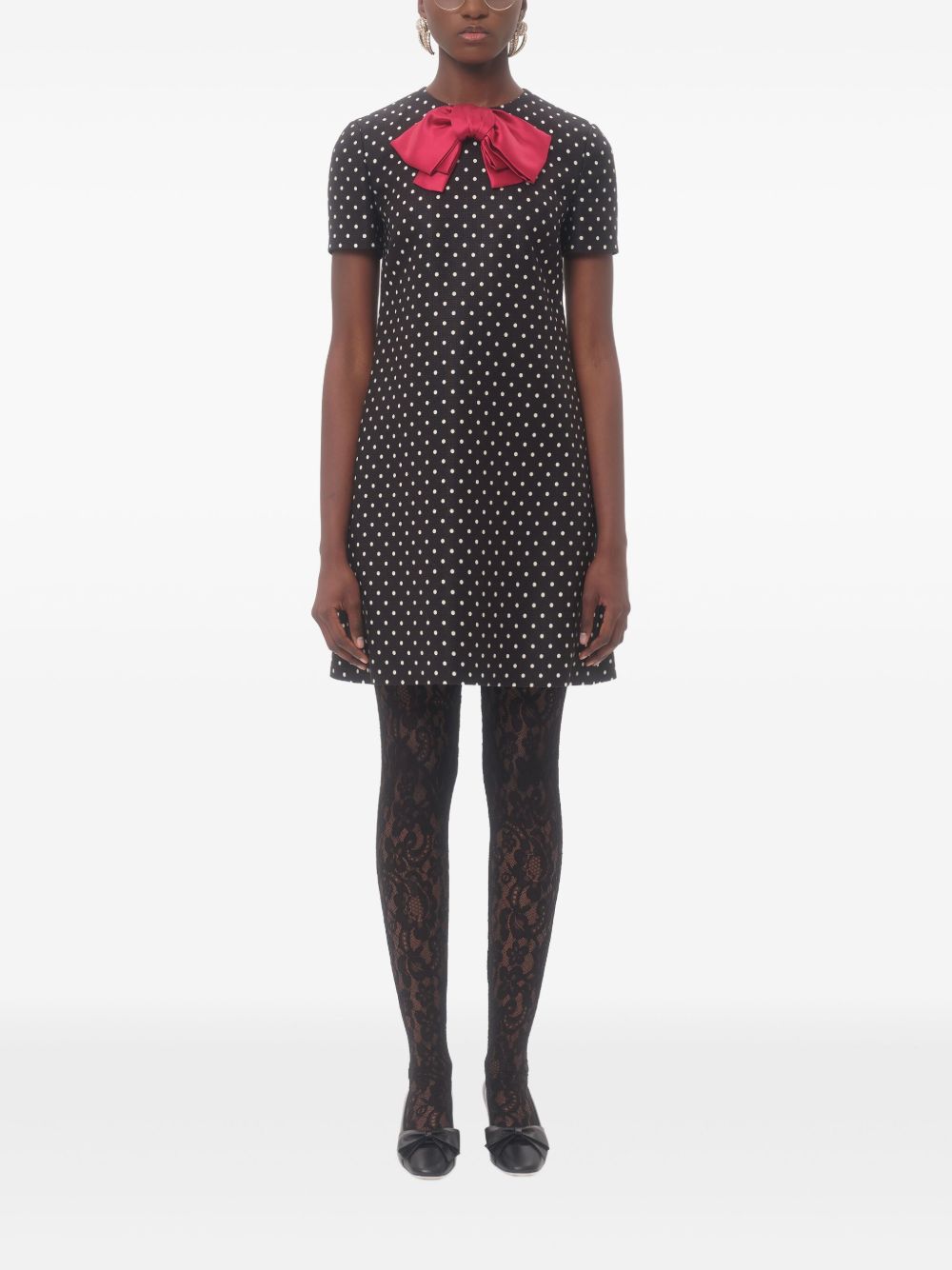 Dotted mini dress