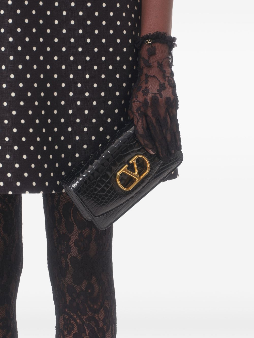 Dotted mini dress