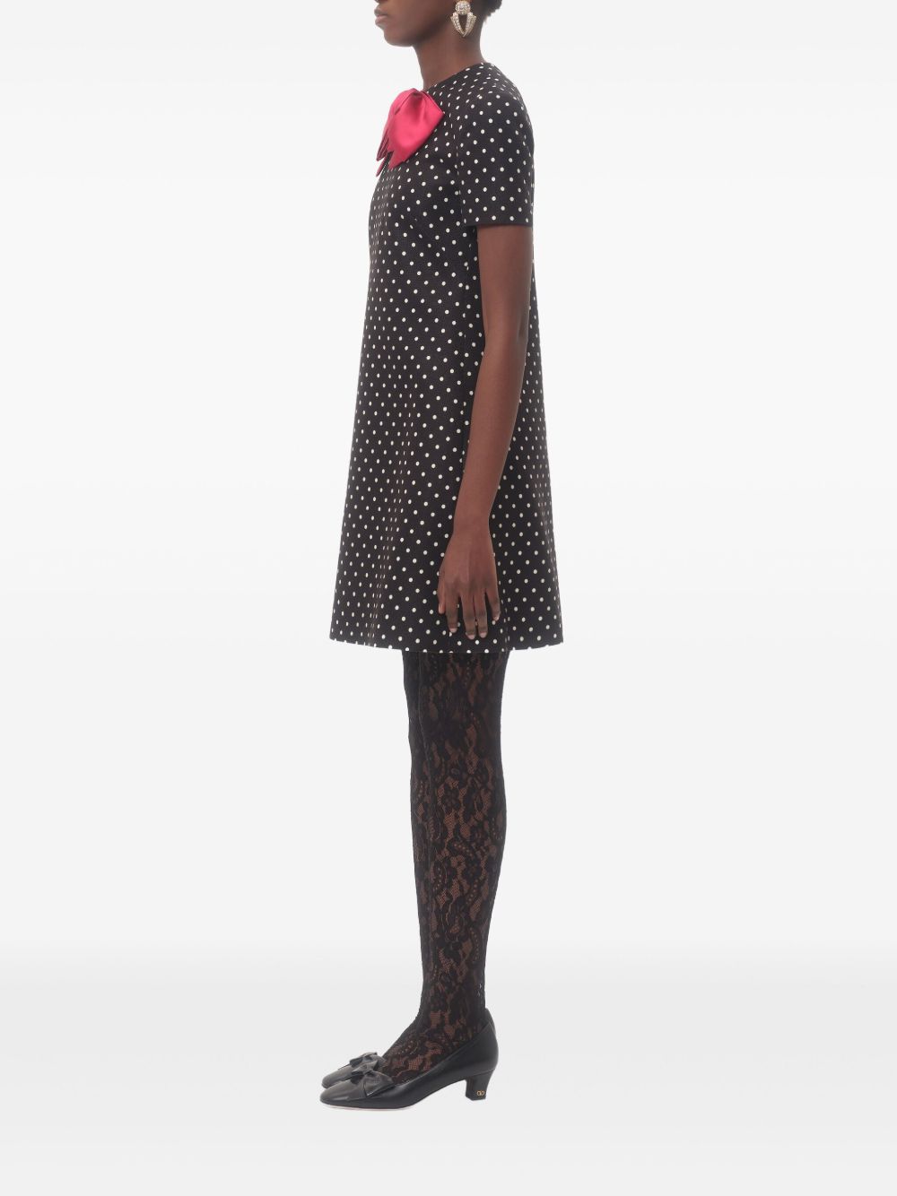 Dotted mini dress