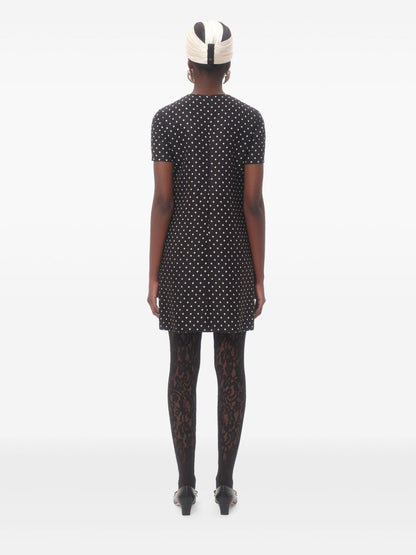 Dotted mini dress