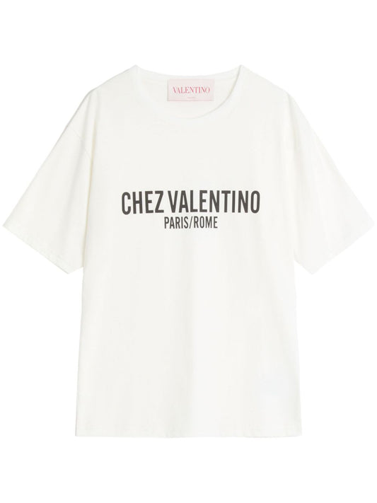 Chez valentino cotton t-shirt