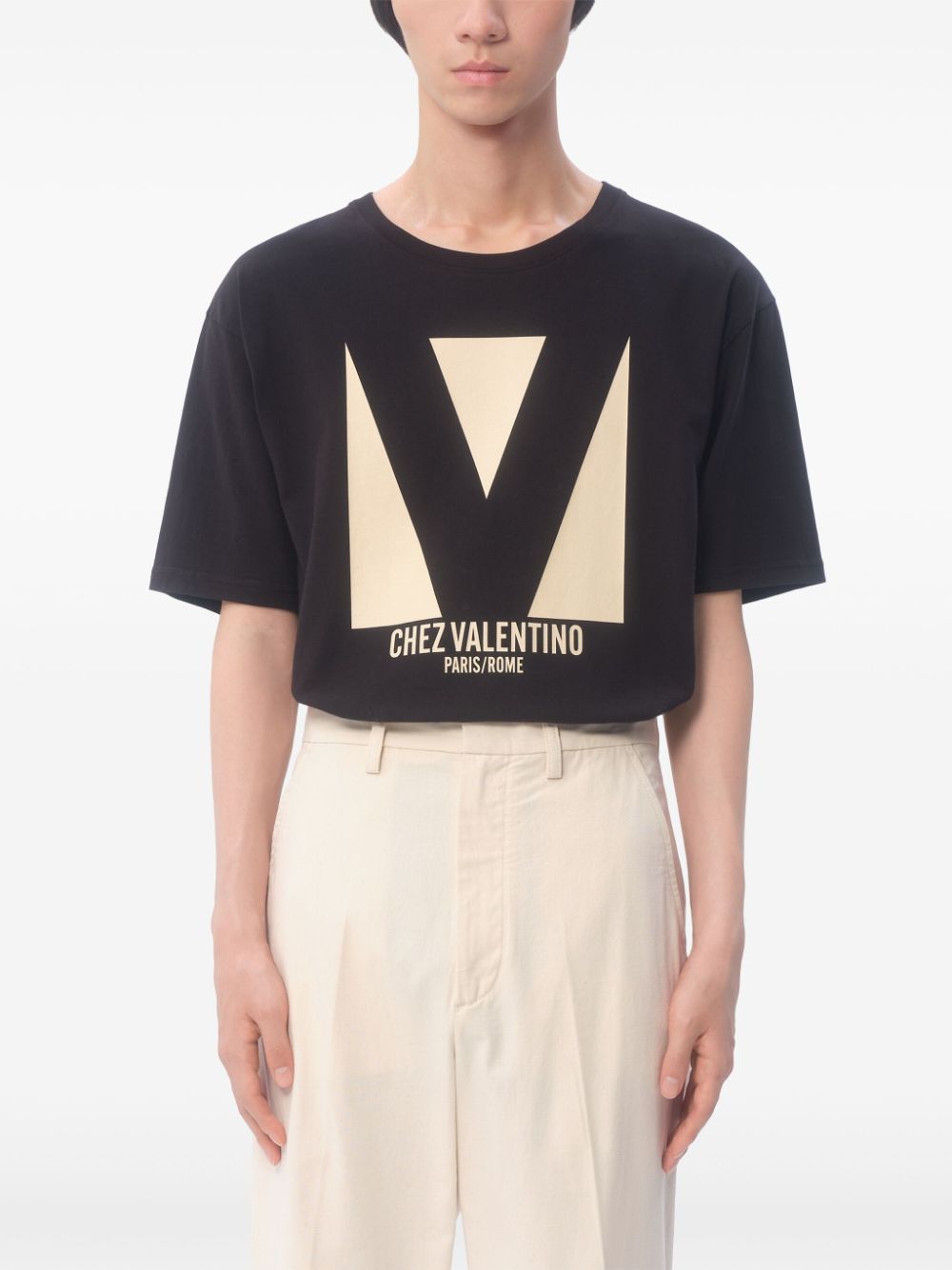 Chez valentino cotton t-shirt