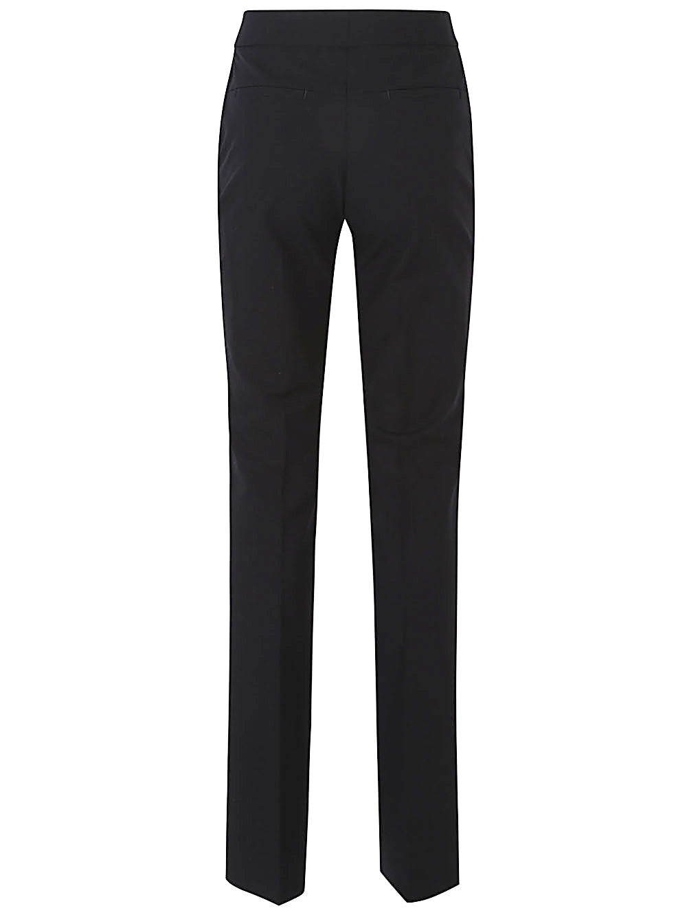 Flared cotton trousers