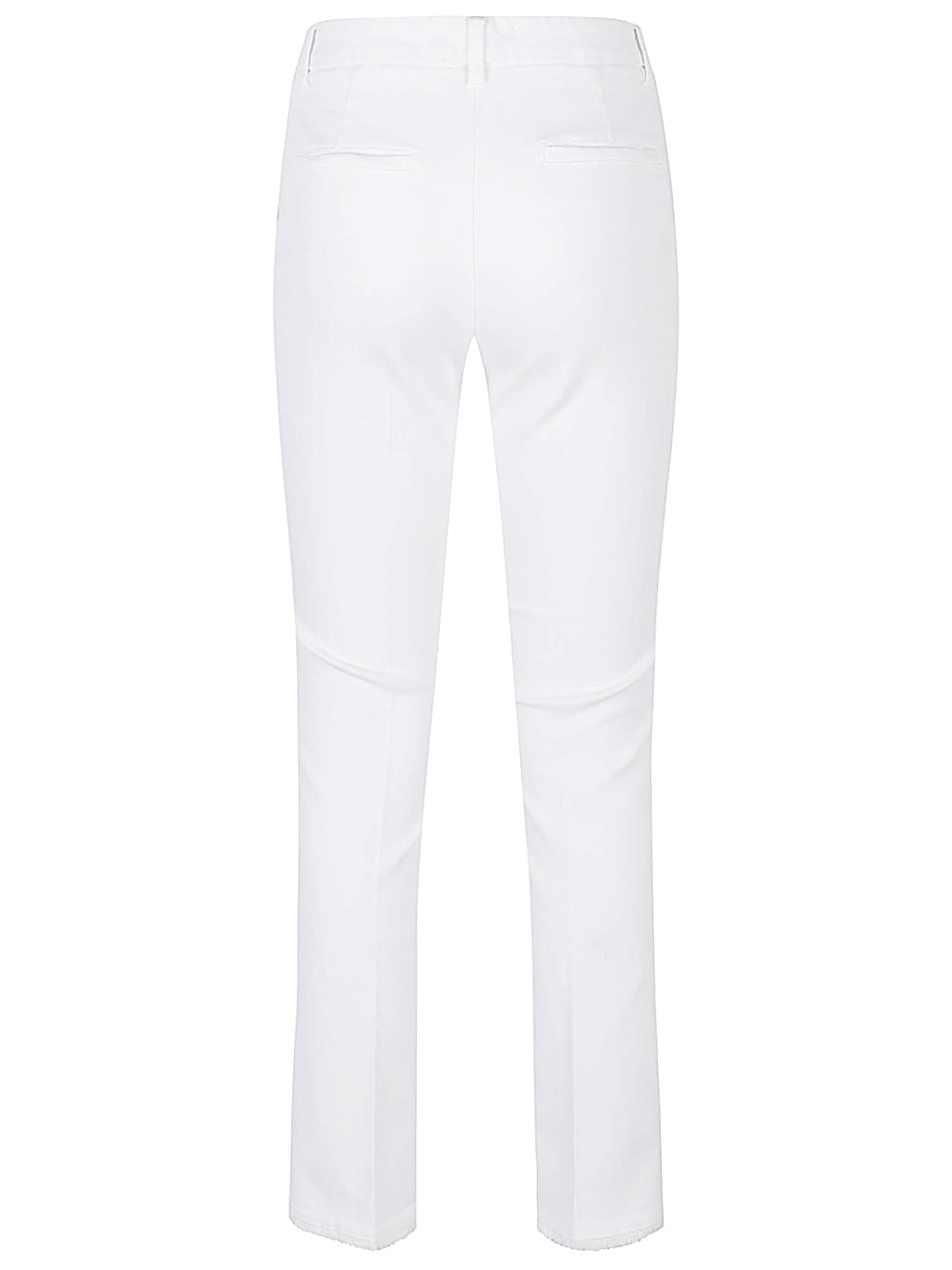 Cotton straigh-leg trousers