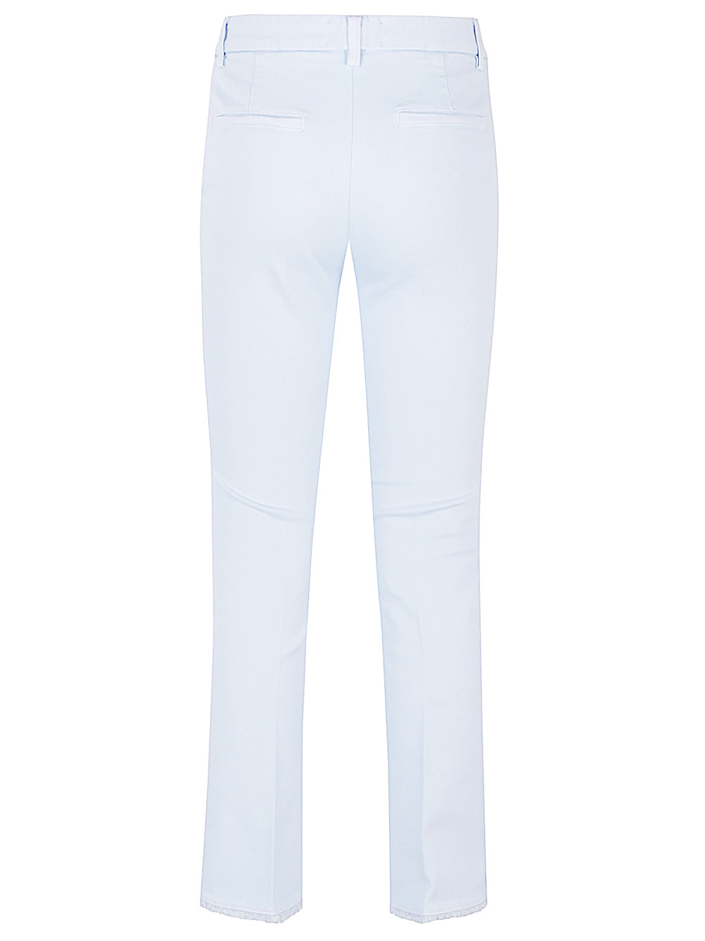 Cotton straigh-leg trousers