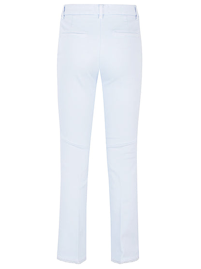Cotton straigh-leg trousers