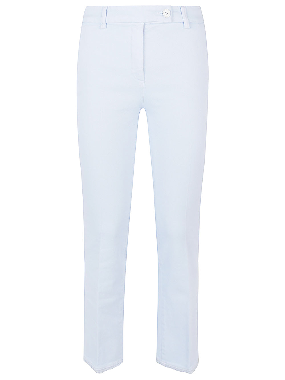 Cotton straigh-leg trousers