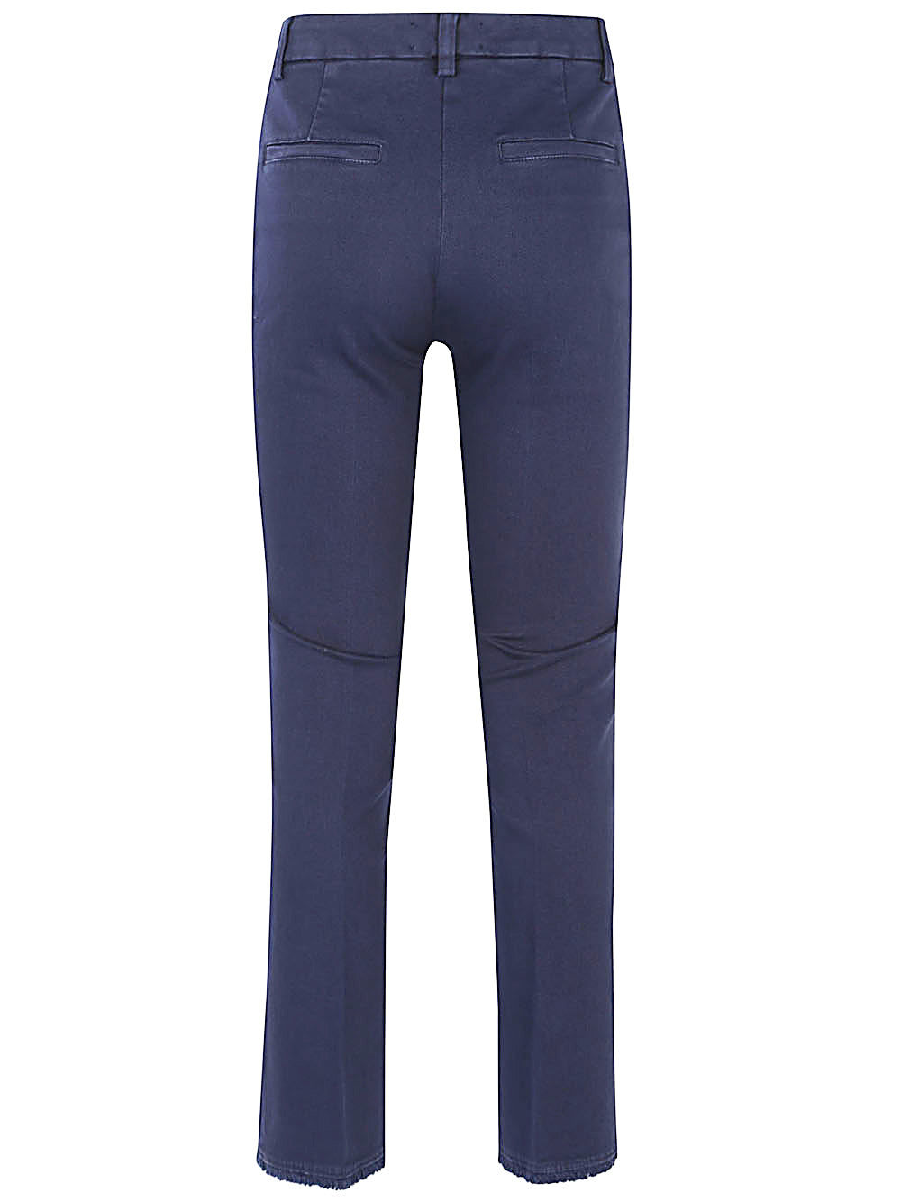 Cotton straight-leg trousers
