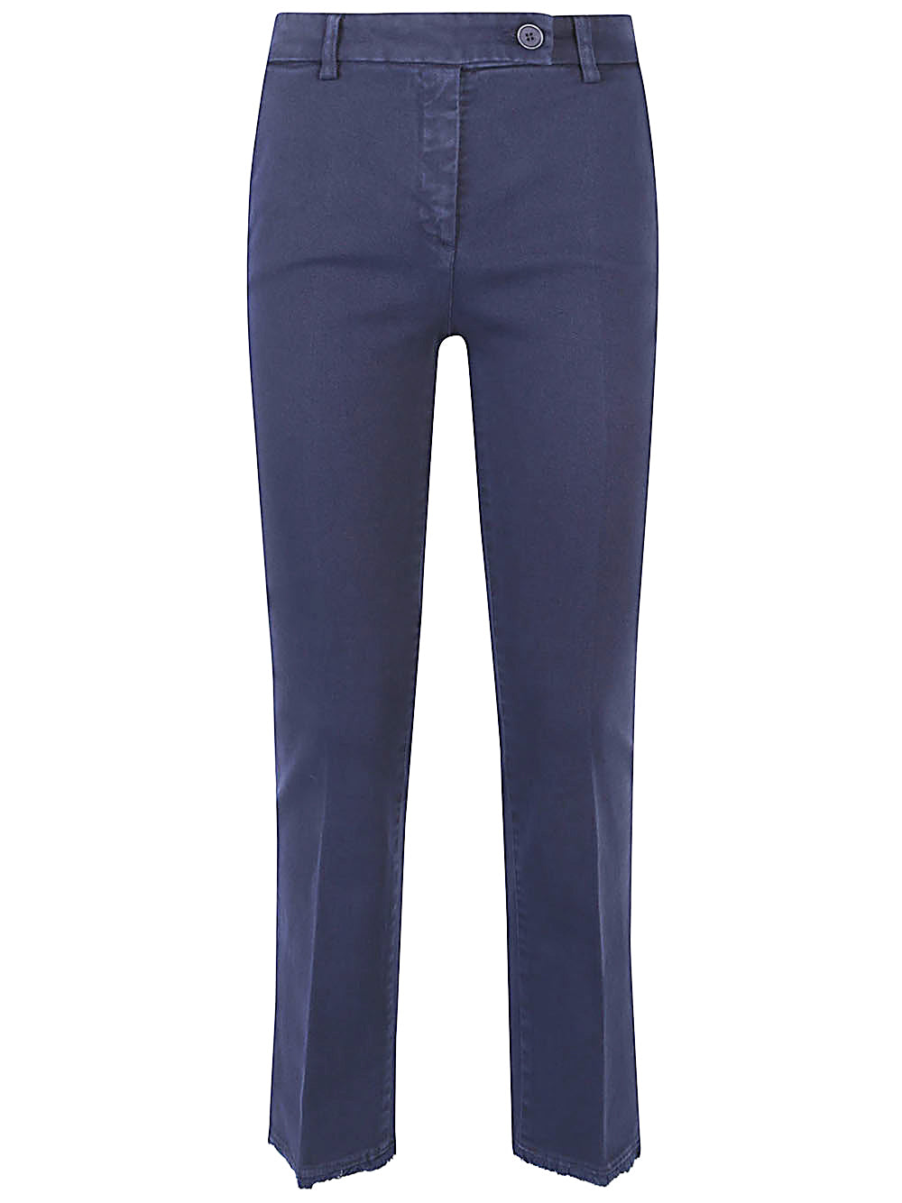 Cotton straight-leg trousers