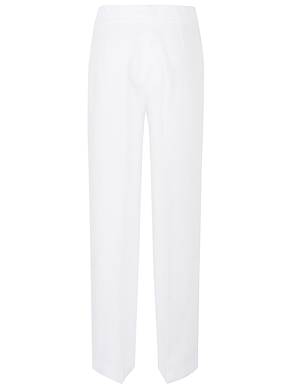Linen blend trousers