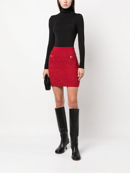 High-neck bodysuit