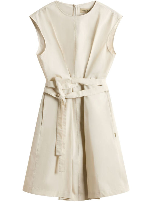 Cotton belted dress