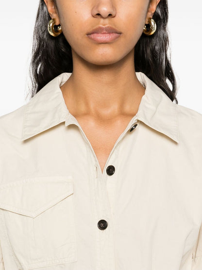 Cotton shirt dress