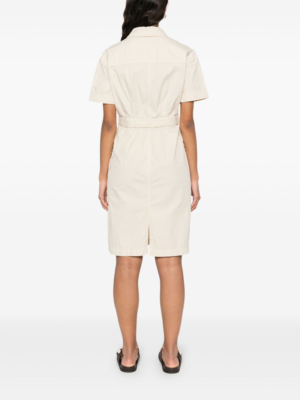 Cotton shirt dress