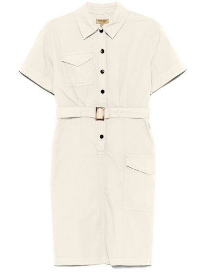 Cotton shirt dress