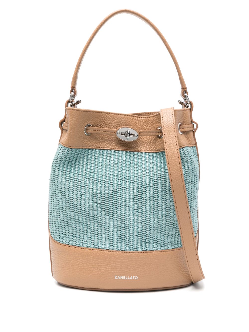 Mondà vimini small bucket bag