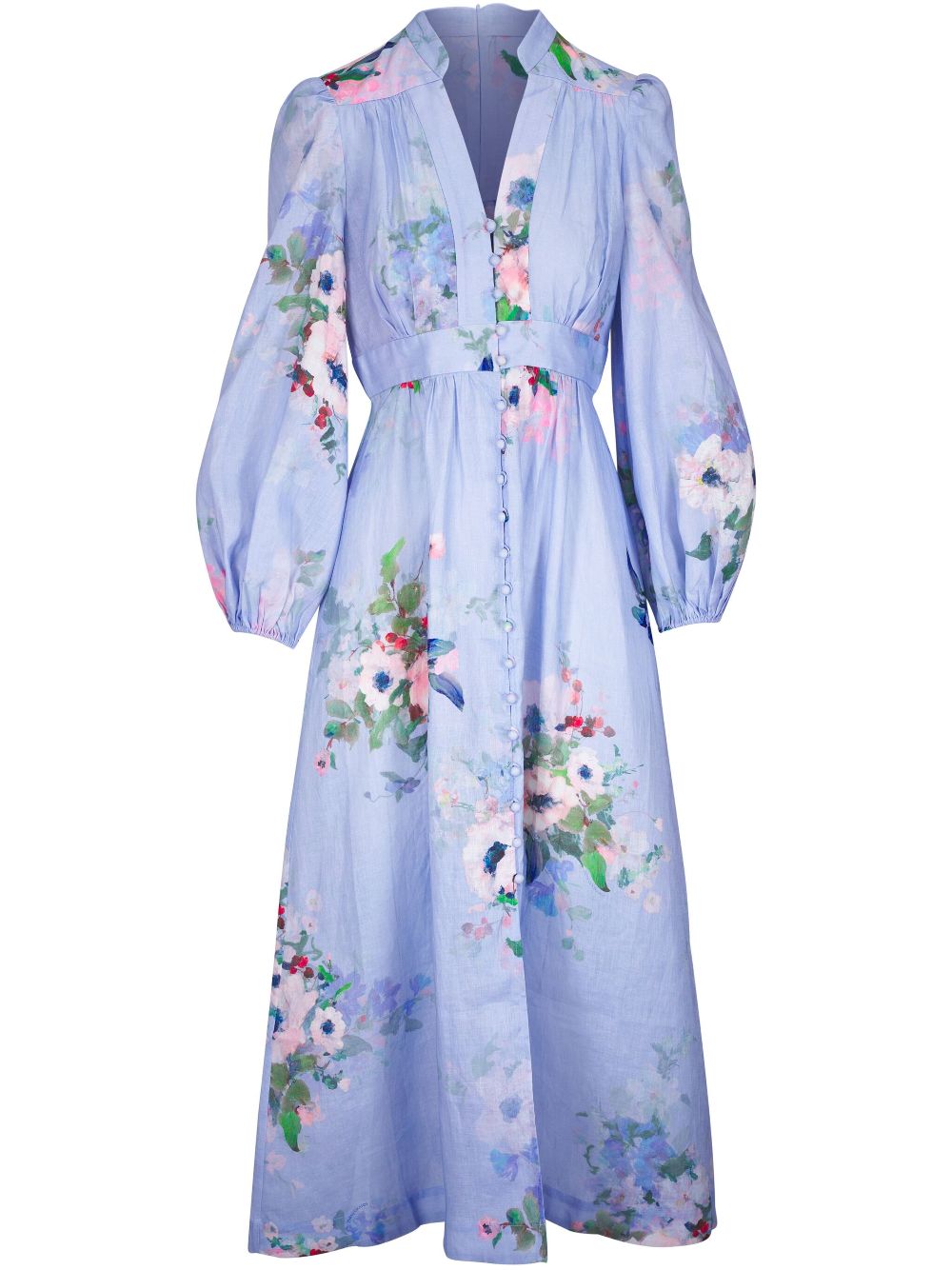 Everley printed linen dress