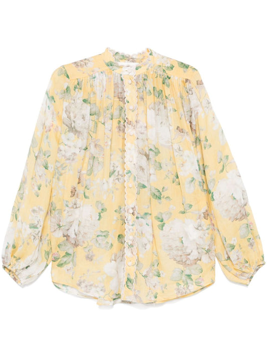 Acacia printed blouse