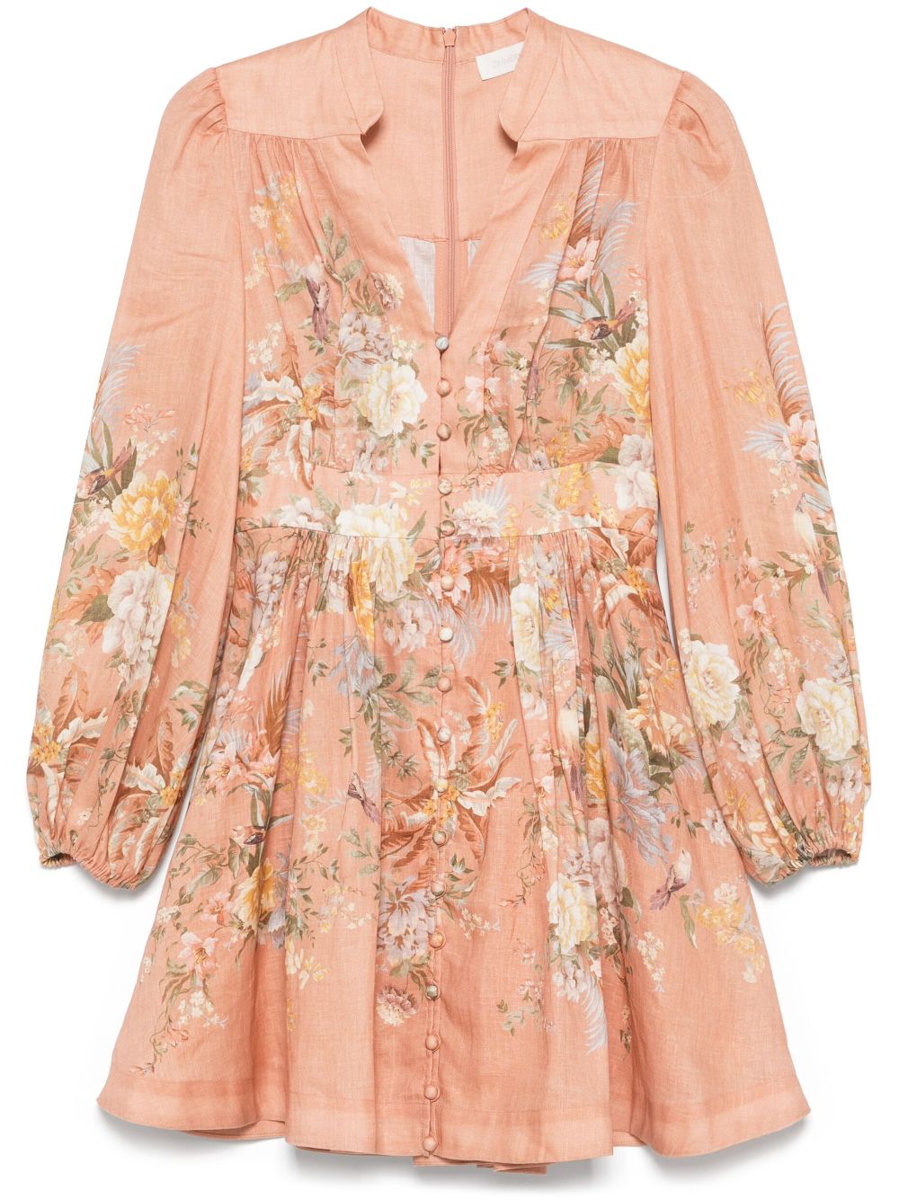 Tallow printed cotton dress