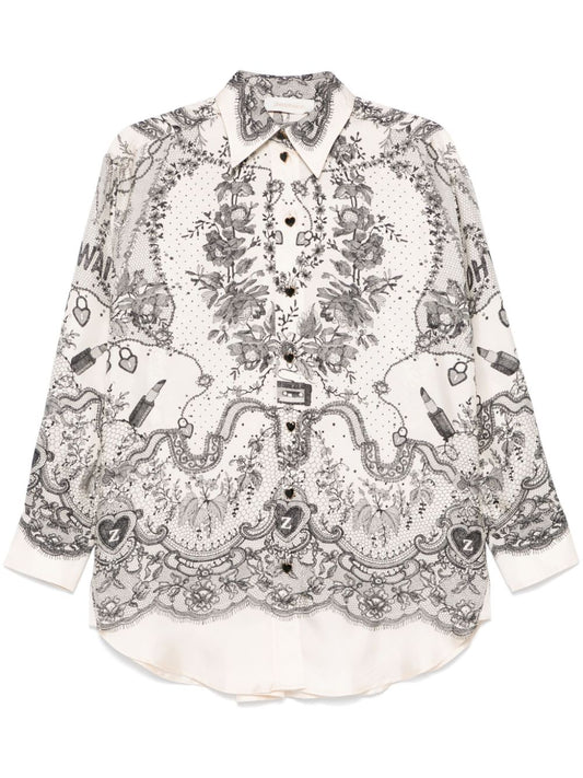 Crush silk shirt