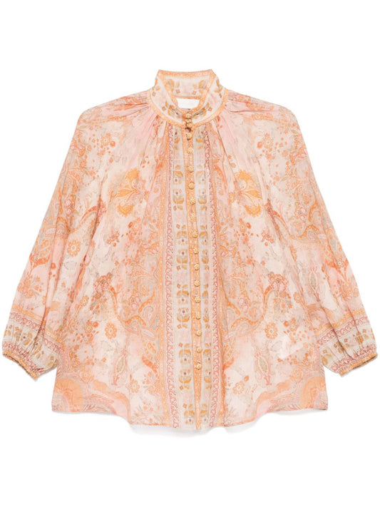 Acacia printed blouse