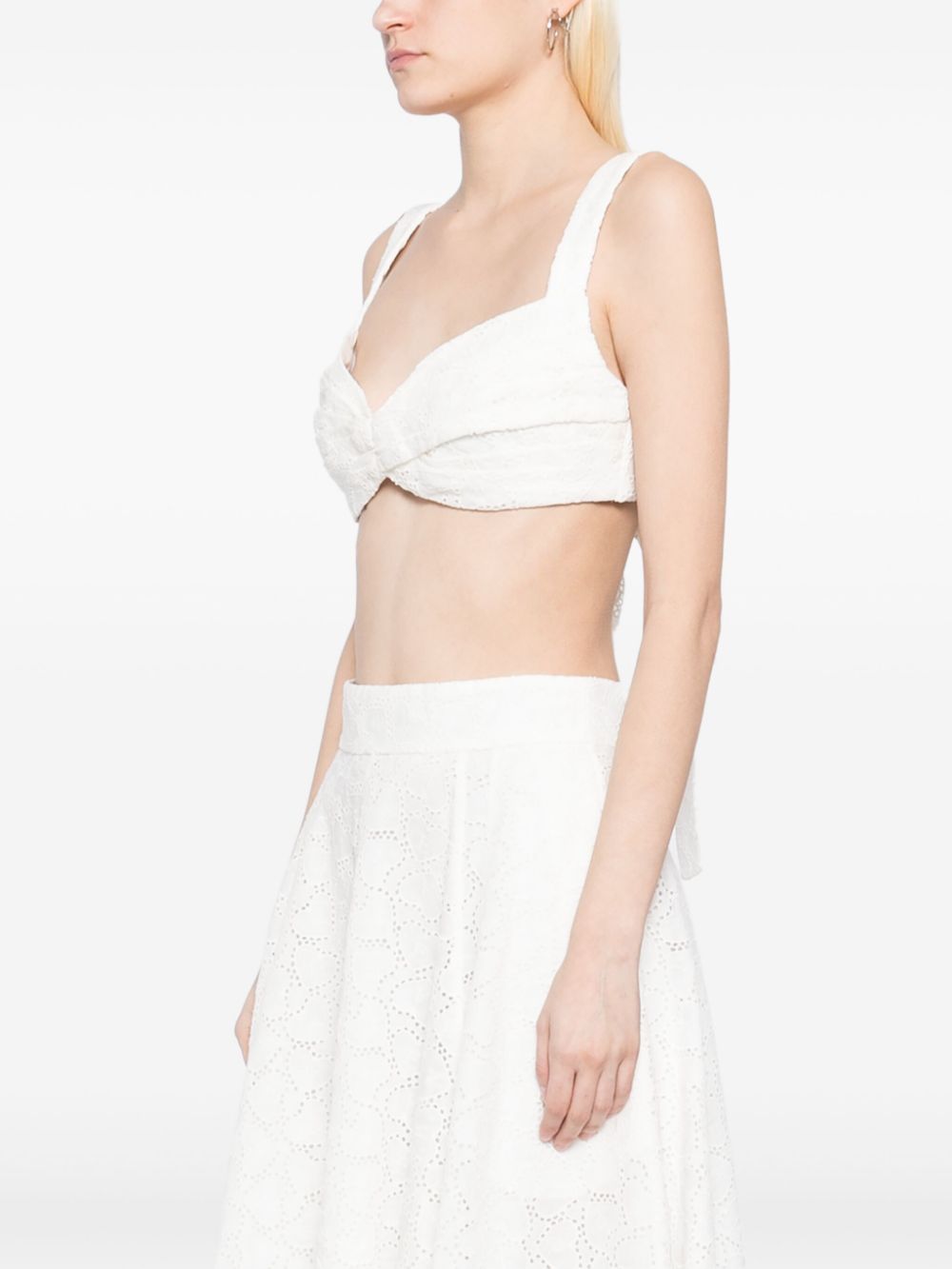 Crush cotton bralette